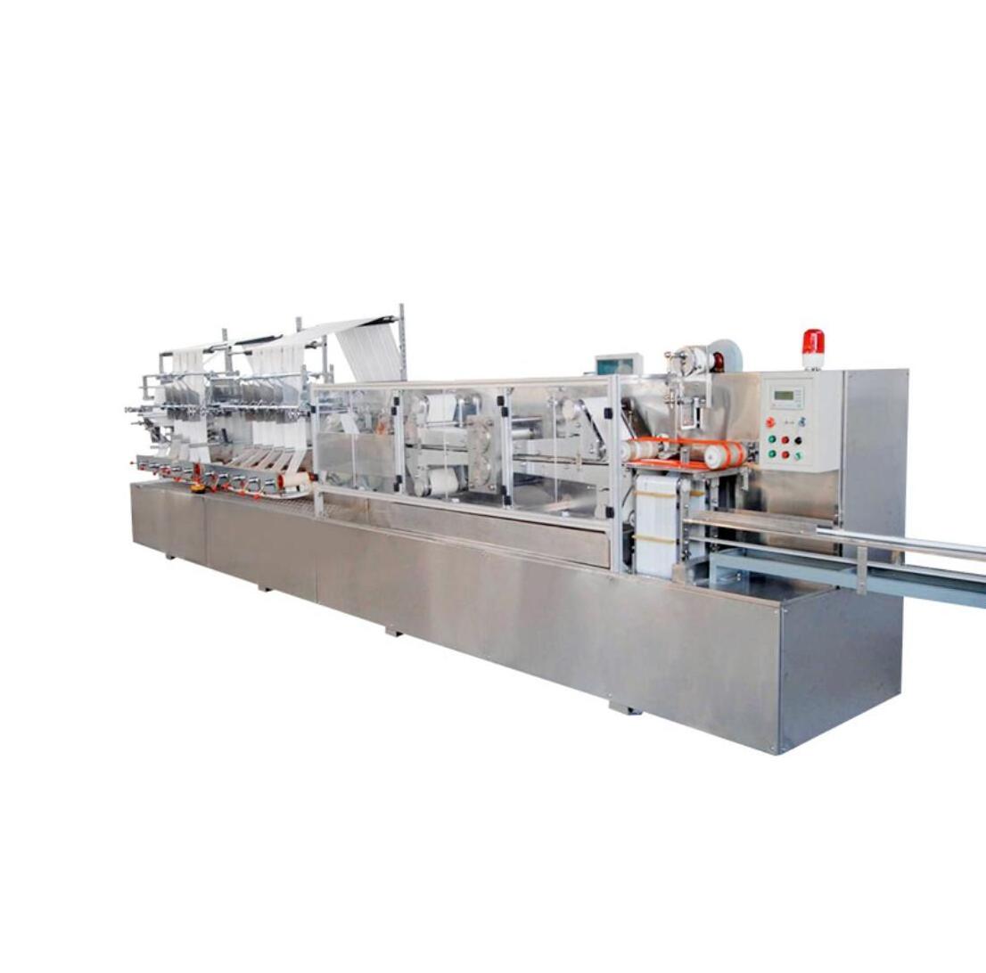 Full Automatic Anti Bacterial Baby Wet Wipes Tissue Making Machine For Beginner Factory Price Wet Wipes Making Machine