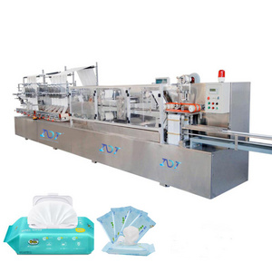 Full Automatic Anti Bacterial Baby Wet Wipes Tissue Making Machine For Beginner Factory Price Wet Wipes Making Machine