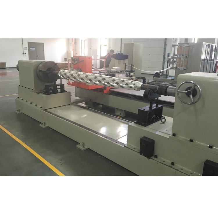 Horizontal Carbon Fiber Tube Rolling Pipe Oval Telescope Carbon Fiber Tube Making Plastic Film Winding Machine