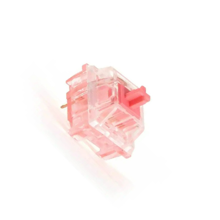 KTT strawberry Switch 3 pin 5 pin for Mechanical Keyboards Content Linear Axis Trigger RGB Transparent Customize