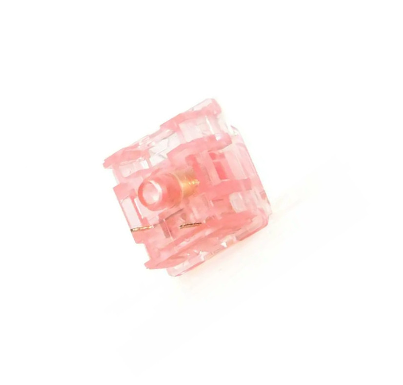 KTT strawberry Switch 3 pin 5 pin for Mechanical Keyboards Content Linear Axis Trigger RGB Transparent Customize