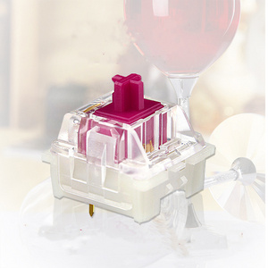 KTT Content Red Wine SMD LED 3 pin Linear Mechanical Keyboard Switches with very good quality