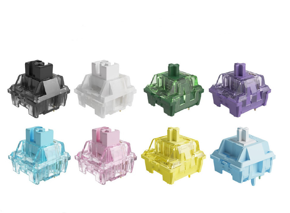 FACTORY HAND LUBED Akko Switch Akko CS Piano Jelly Black Jelly Pink Jelly Blue Mechanical Keyboard Switch 45pcs