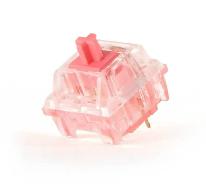 KTT strawberry Switch 3 pin 5 pin for Mechanical Keyboards Content Linear Axis Trigger RGB Transparent Customize