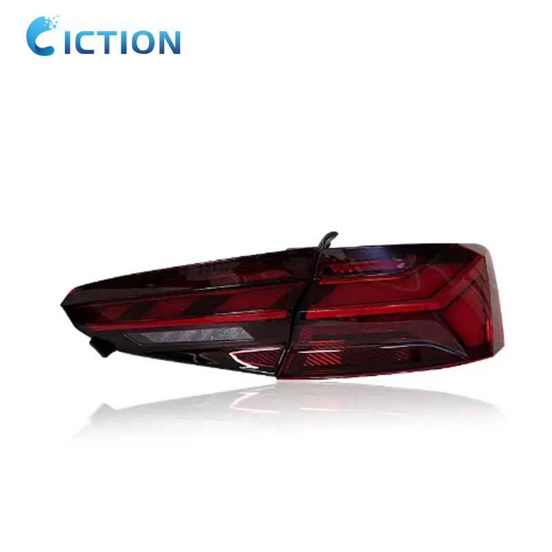 Wholesale A5 RS5 Style LED Rear Lights Darkened Black Exterior Tuning Tail Lights For Audi A5 2017-2021