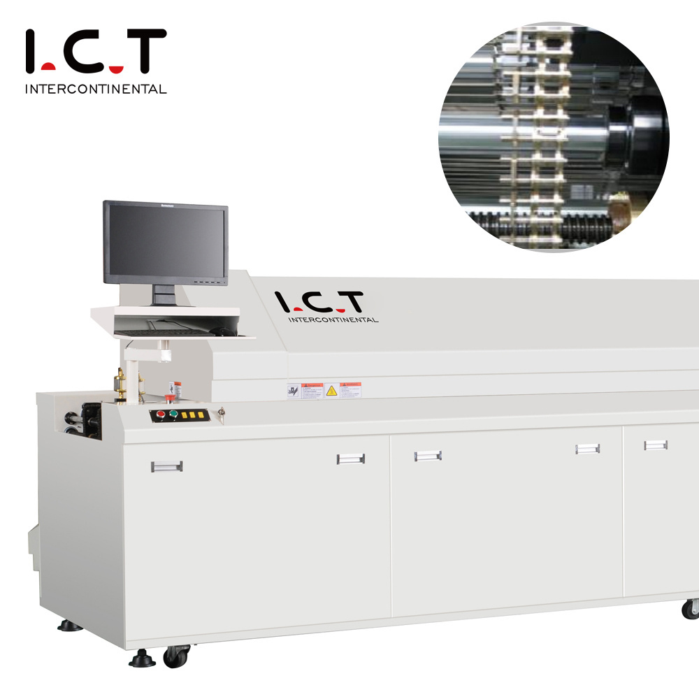 Cheap Full Hot Air Small 6 Reflow Oven for PCBA Manufacture with High Speed