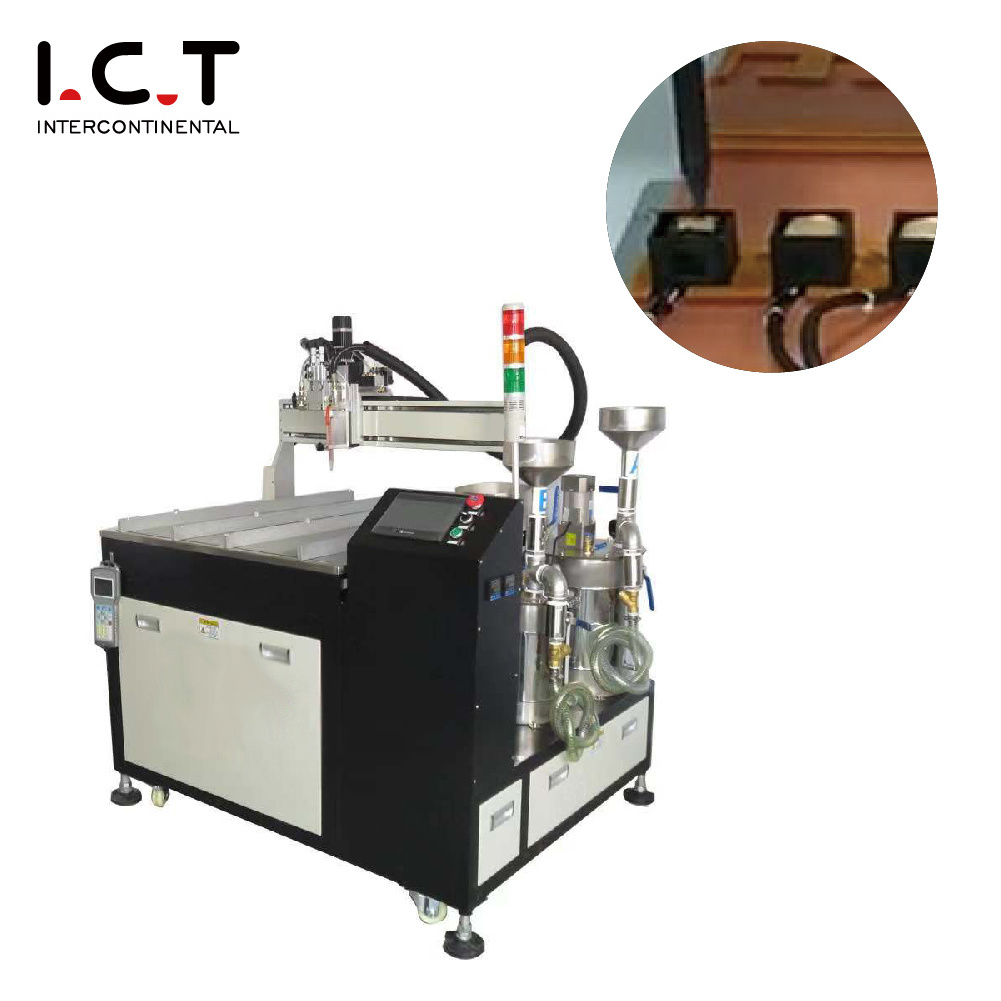 High precision Automatic PCBA Glue dispensing mixing potting machine