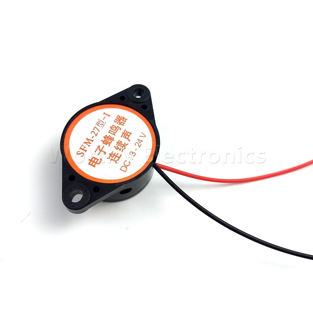 Electrical components continuous sound electronic buzzer DC3-24V 3105A NA SFM-27-I intermittent sound