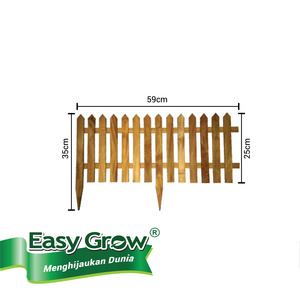 Wood Privacy Garden Fence Panels for Decorative Garden Buildings White Natural Color 35cmx59mx25cm