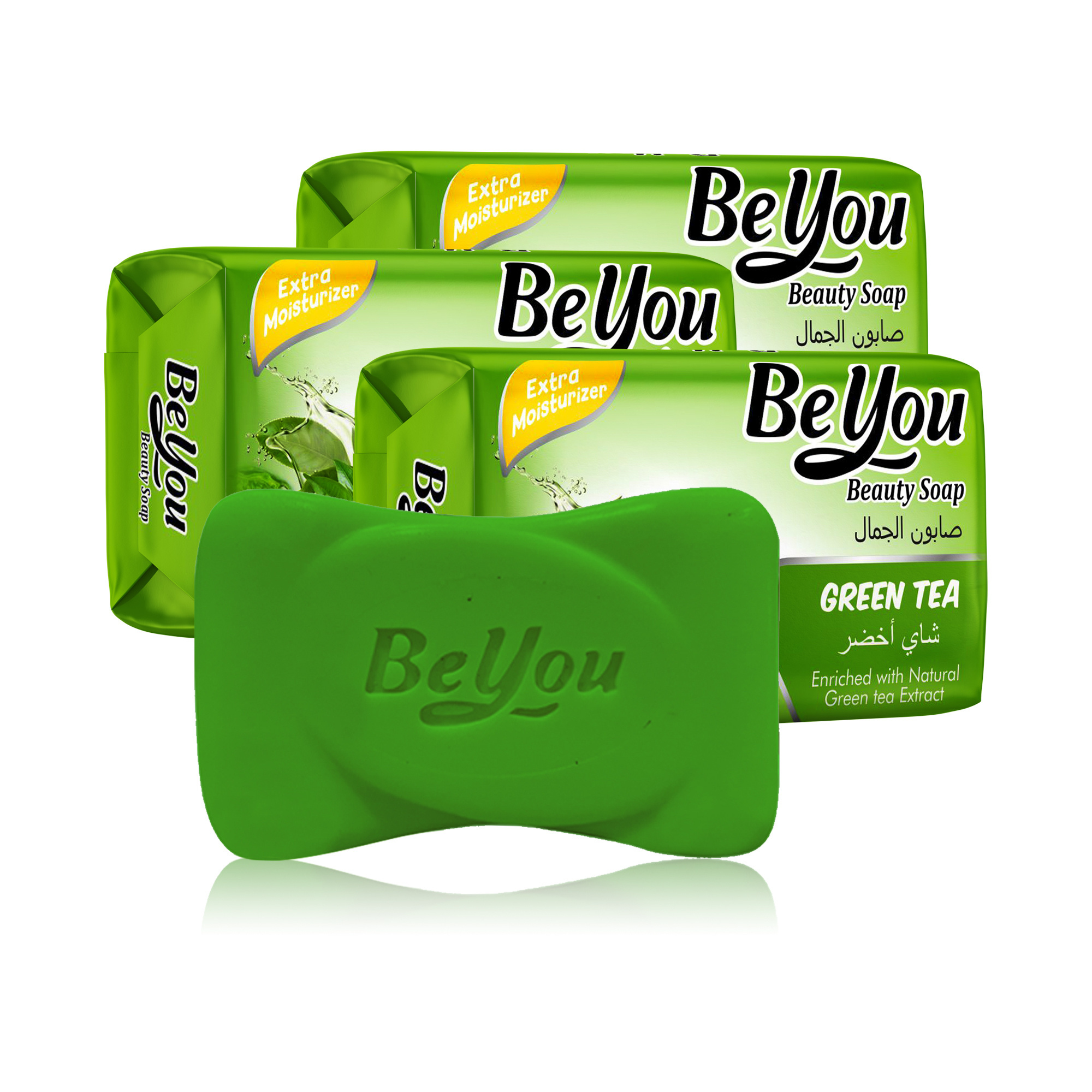 Be you soap bar green tea beauty all skin with whitening product use for face and body Beauty Soap-Beauty Soap Manufacturers