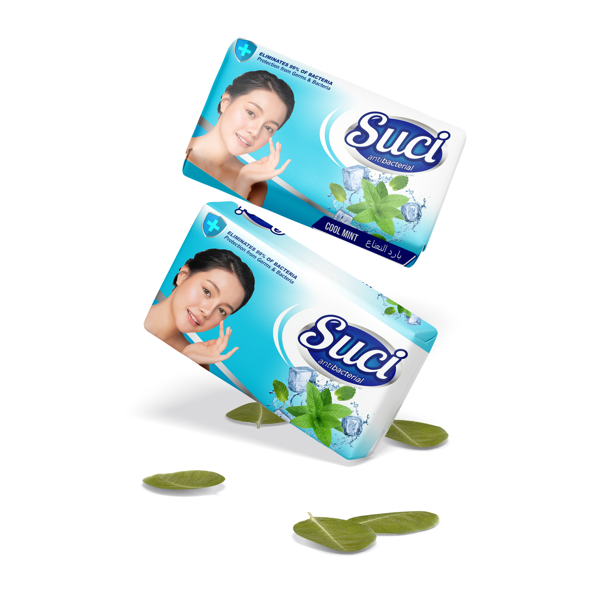 Suci soap bar mint beauty all skin with whitening product use for face and body Beauty Soap-Beauty Soap Manufacturers