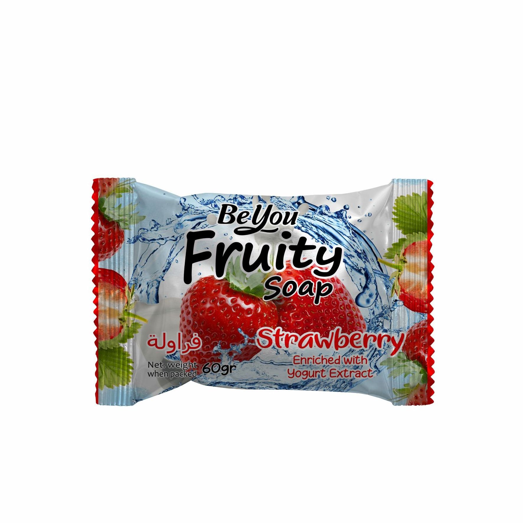 Wholesale High Quality Solid fruity bar soap be you fruity Strawberry Grape Lemon Lime Orange Peach with premium fragrance