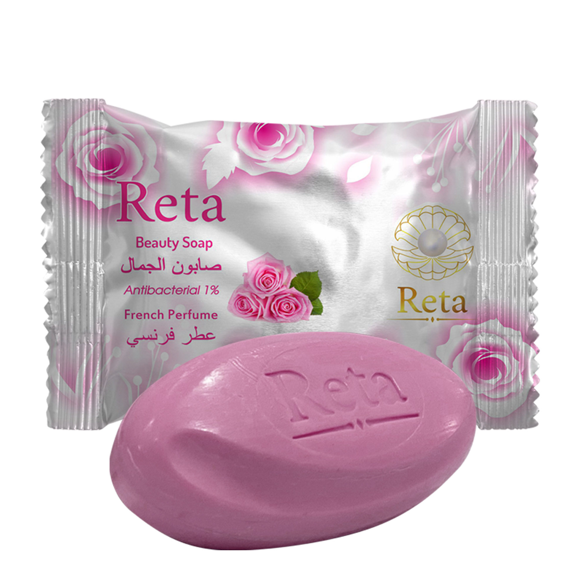 Beauty Bar Soap Reta Spring Rose palm oil base basic cleaning and whitening for all type body and face