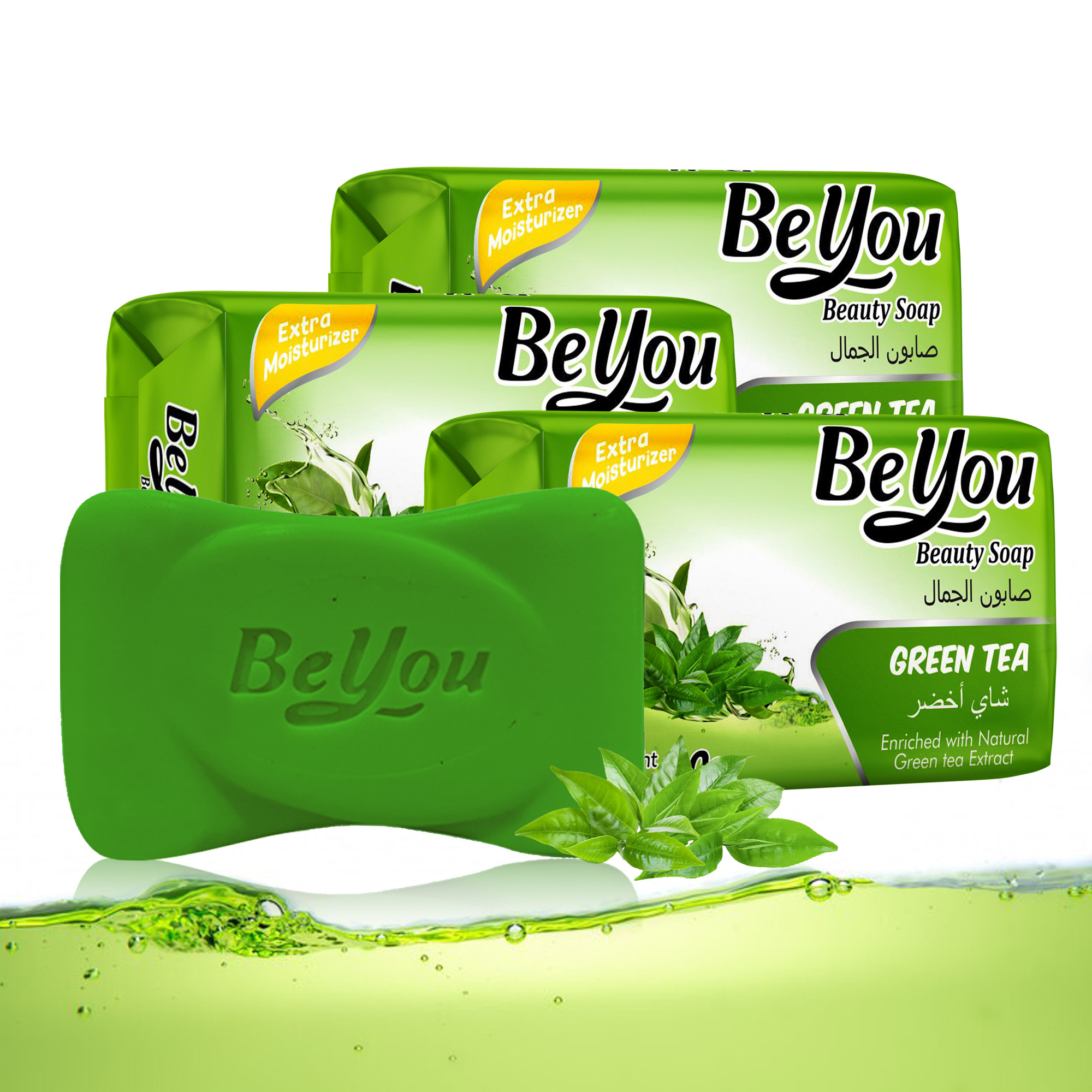 Be you soap bar green tea beauty all skin with whitening product use for face and body Beauty Soap-Beauty Soap Manufacturers