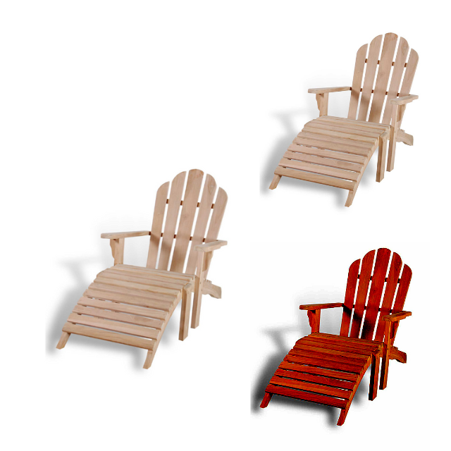 Indonesia High Quality Furniture Leisure Chair Adirondack Teak Wood Outdoor