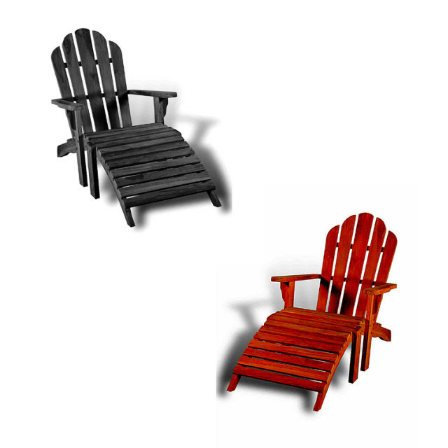 Indonesia High Quality Furniture Leisure Chair Adirondack Teak Wood Outdoor