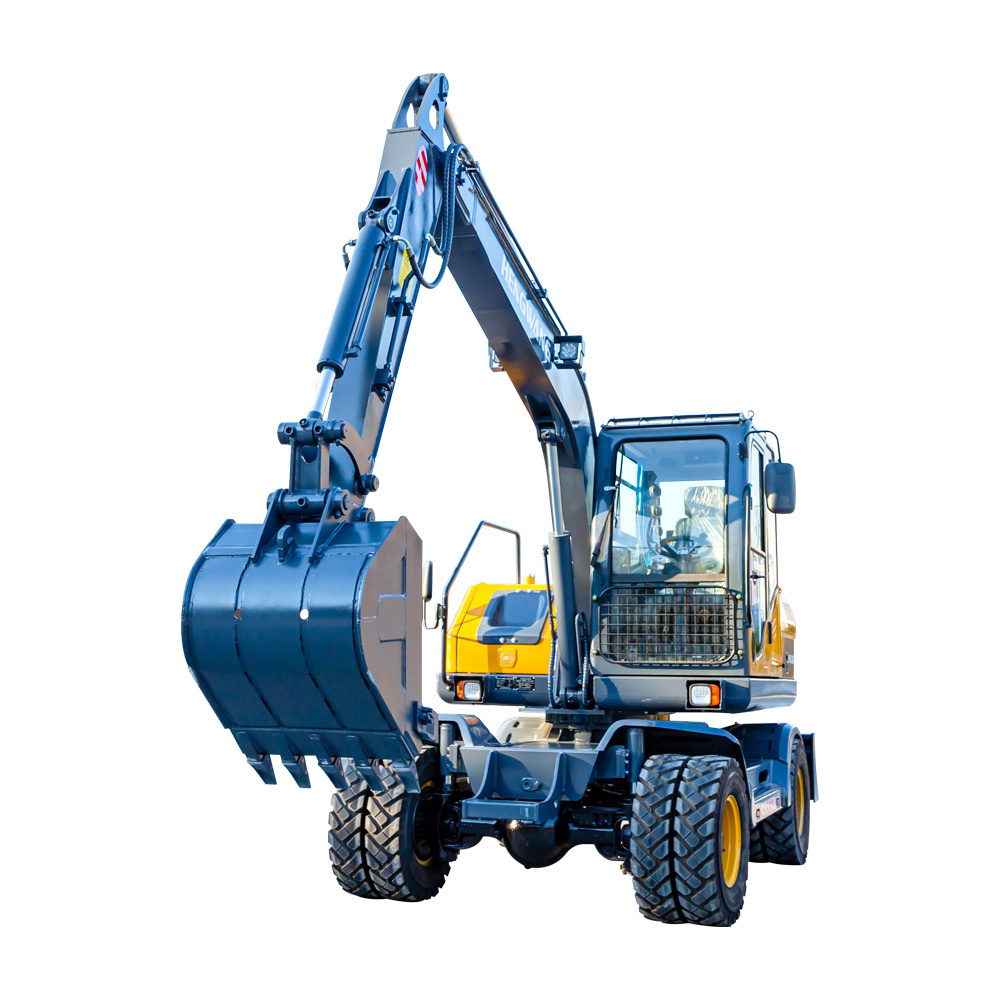 Hydraulic Excavators Construction Equipment 13 Ton Digger Wheel Excavator