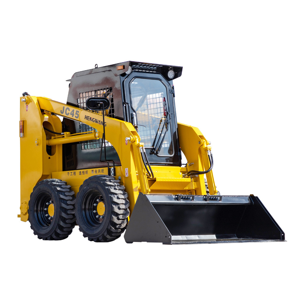 Factory Direct Sales Mini Skid Steer Loader with Brush Grapple Stump Bucket Grapple Attachment