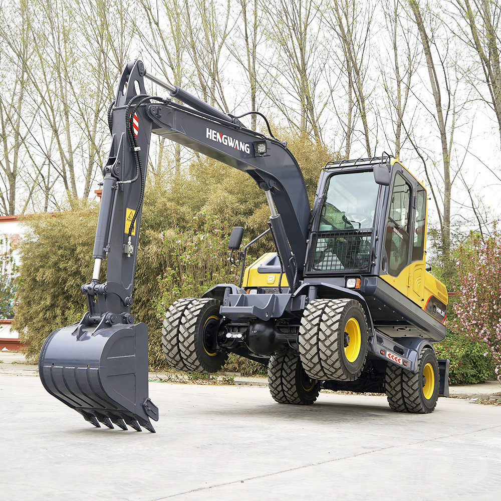 Hydraulic Excavators Construction Equipment 13 Ton Digger Wheel Excavator