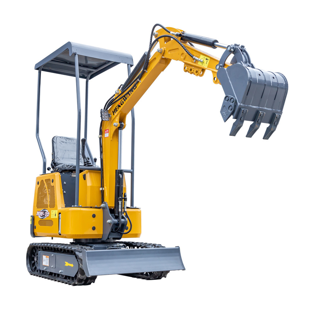 FREE SHIPPING! mini excavators diesel engine small digger CE/EPA/EURO 5 compact mini excavators 1 ton prices