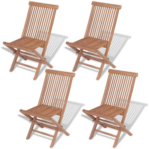 Solid Teak Wood Folding Chair Outdoor Teak Folding Chair for Garden Folding Chair Wholesale Modern Design