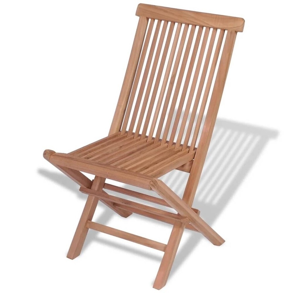 Solid Teak Wood Folding Chair Outdoor Teak Folding Chair for Garden Folding Chair Wholesale Modern Design