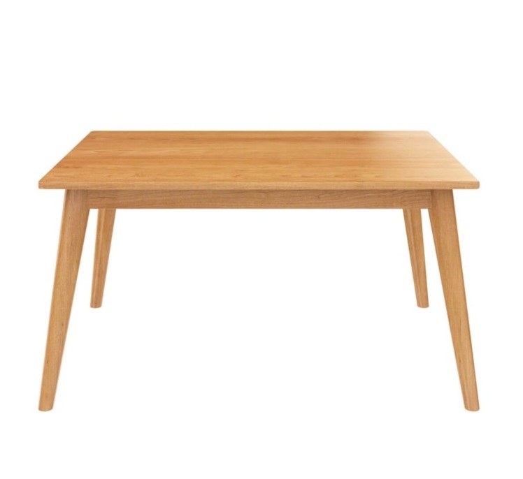 Solid Teak Wood Dining Table Modern Style Rectangular Shape Natural Color Finish Wholesale Price