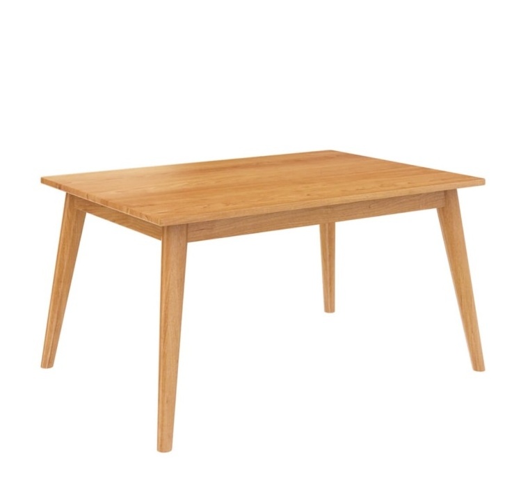 Solid Teak Wood Dining Table Modern Style Rectangular Shape Natural Color Finish Wholesale Price