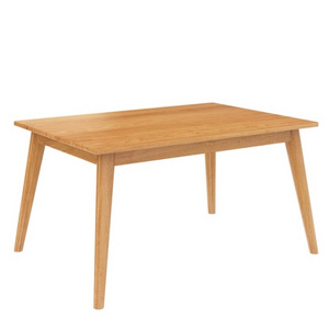 Solid Teak Wood Dining Table Modern Style Rectangular Shape Natural Color Finish Wholesale Price