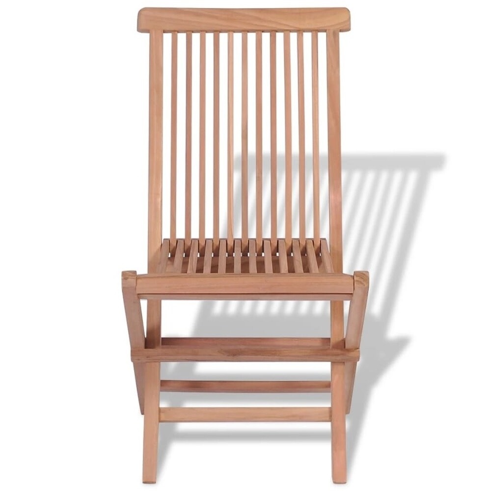 Solid Teak Wood Folding Chair Outdoor Teak Folding Chair for Garden Folding Chair Wholesale Modern Design