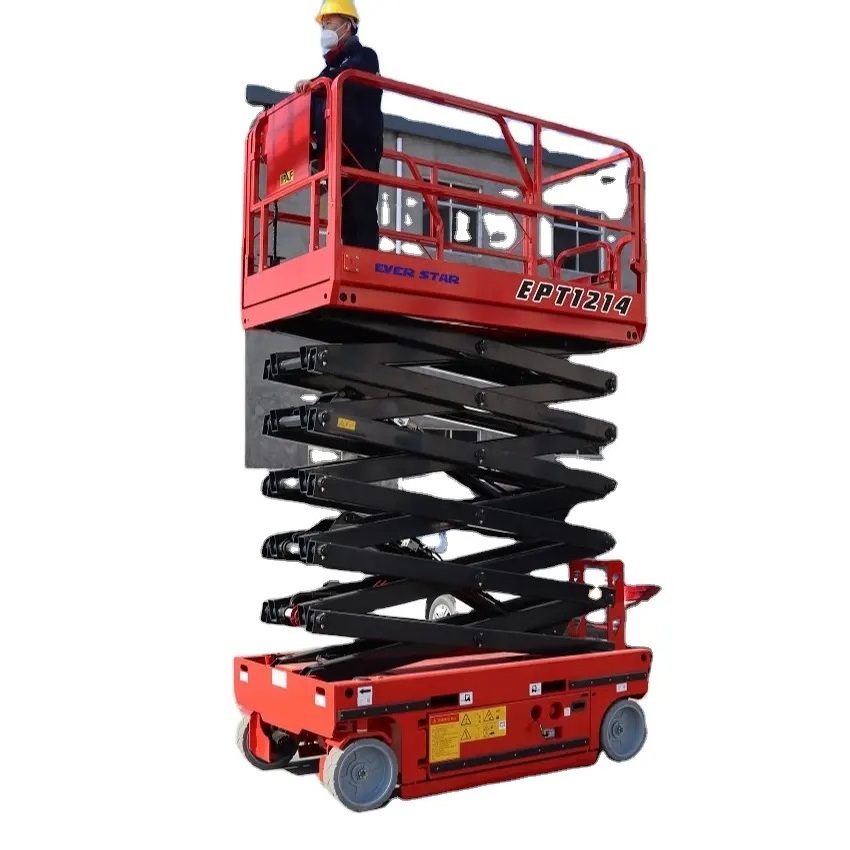 Electric scissor lift 4-18m Aerial platform 6m 8m 10m 12m 14m Skylift Mobile Lifter Scaffolding Hydraulic scissor lift