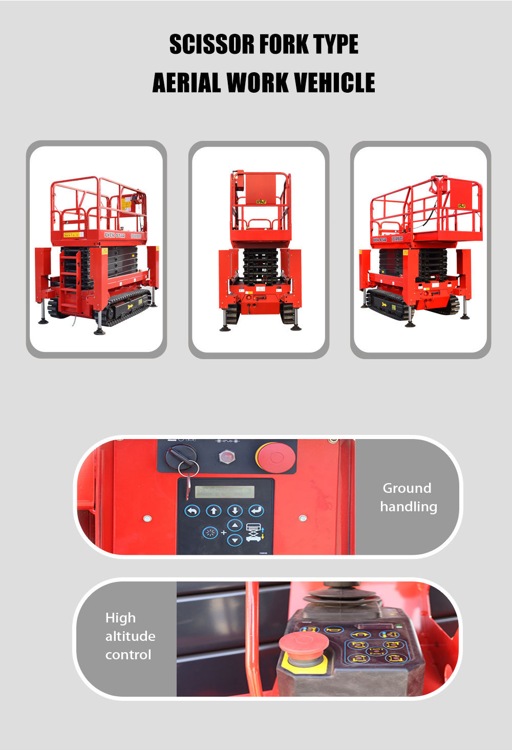 18m 16m 14m 12m 10m 8m 6m mini electric aerial work platform self-propelled scissor lift table for sales