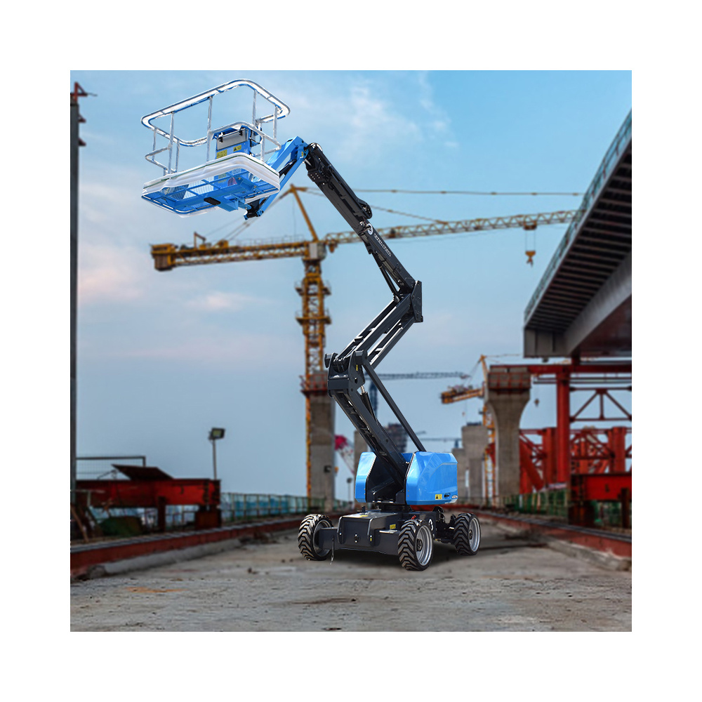 8m 10m 12m 14m boom lift  16m 18m 20m electric lift Cherry Picker Telescopic Lifter Boom Lift for Building