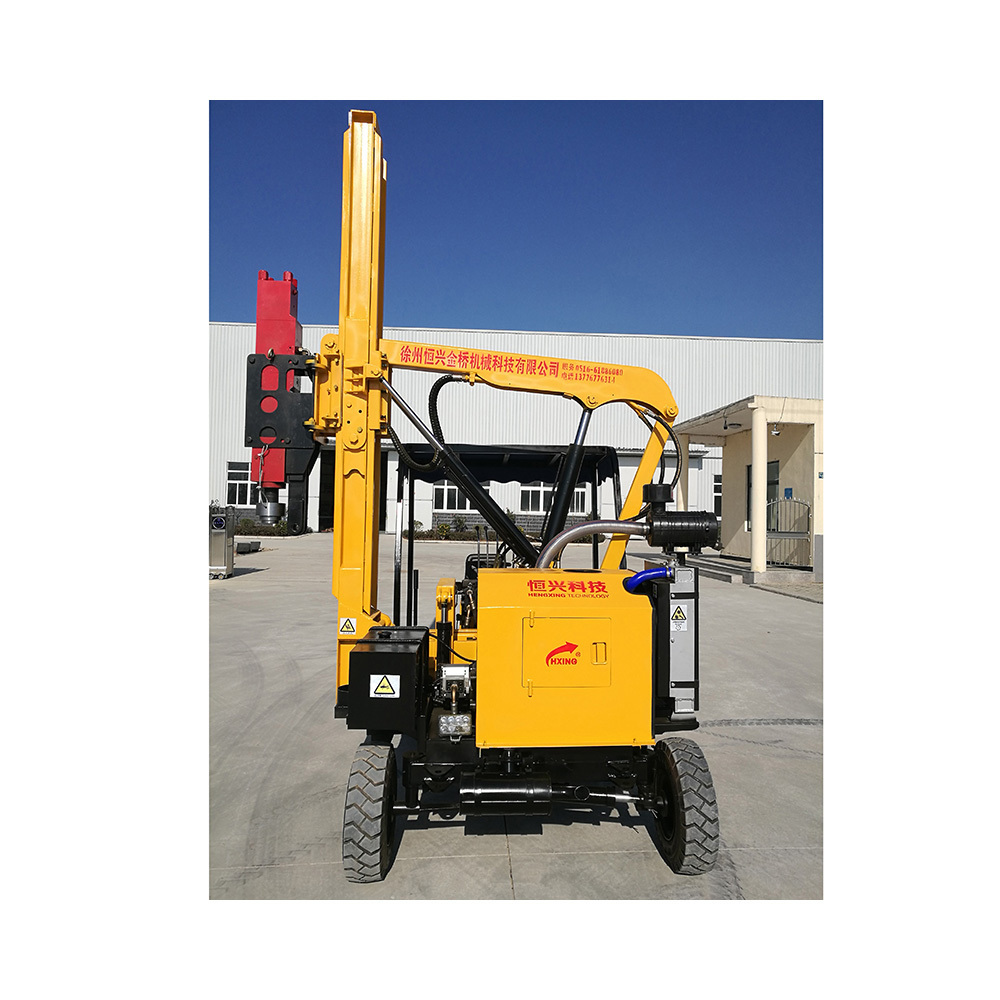 China New Mini Small Hydraulic Pile Drivers And Piling Machine For Construction Foundation To Press The Pile