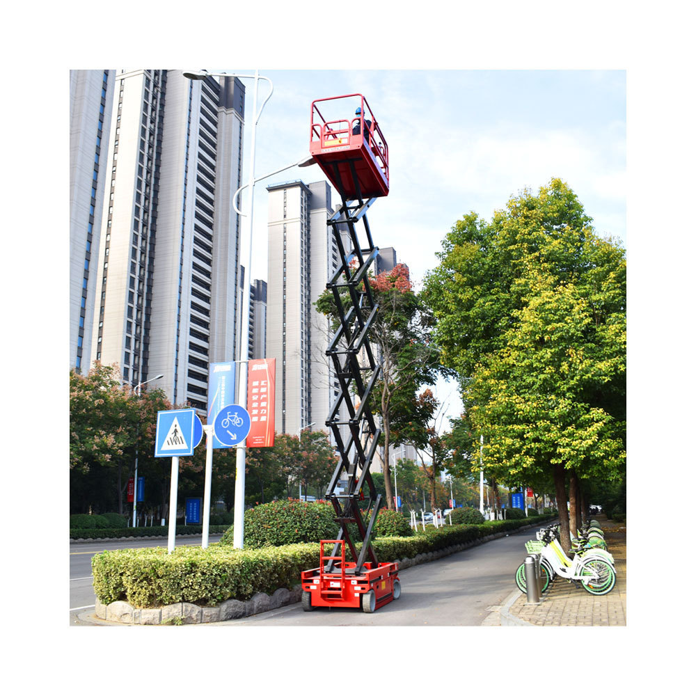 Mobile Aerial Hydraulic Work Platform Lifts/Scissor Lift Small Self Propelled Elevated Work Platform