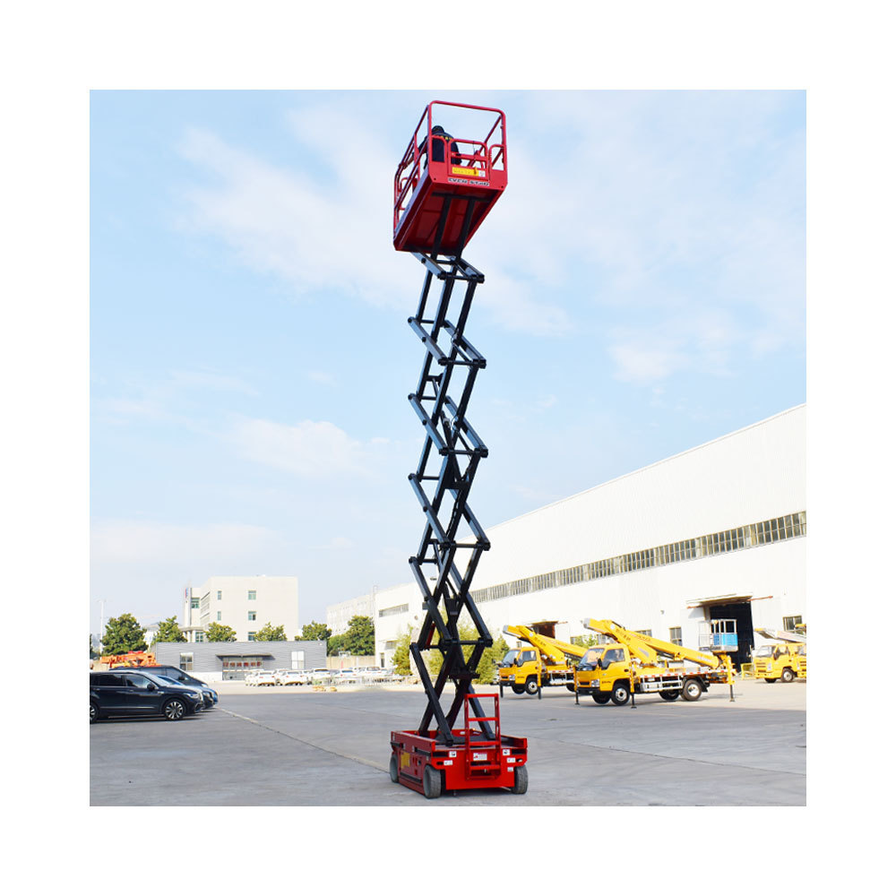 Mobile Aerial Hydraulic Work Platform Lifts/Scissor Lift Small Self Propelled Elevated Work Platform