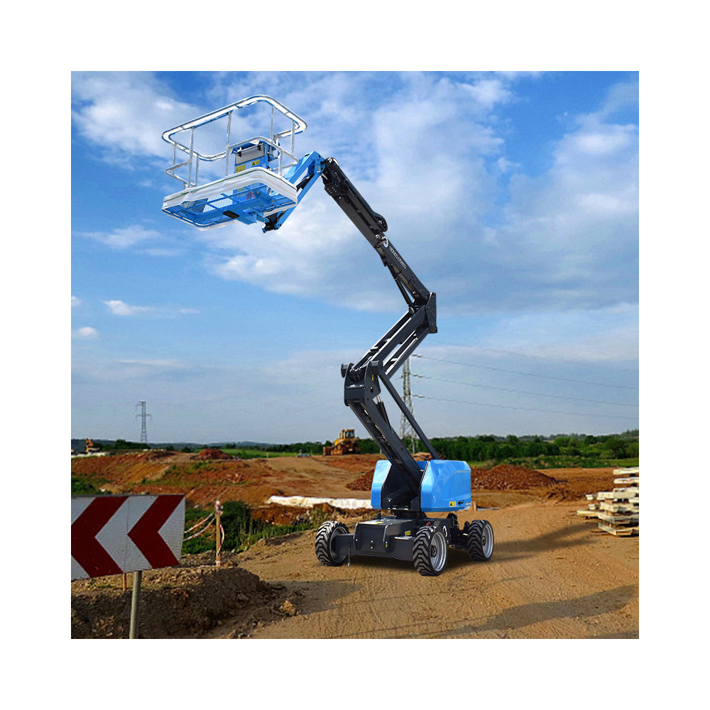 8m 10m 12m 14m boom lift  16m 18m 20m electric lift Cherry Picker Telescopic Lifter Boom Lift for Building