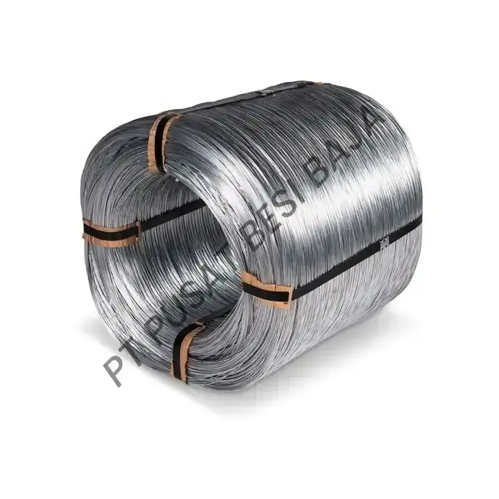 Hot Dipped SAE10b21 A53 Q235 Q345 Q195 iron wire 1.9mm High temperature annealed galvanized wire 2mm 2.5mm From Indonesia