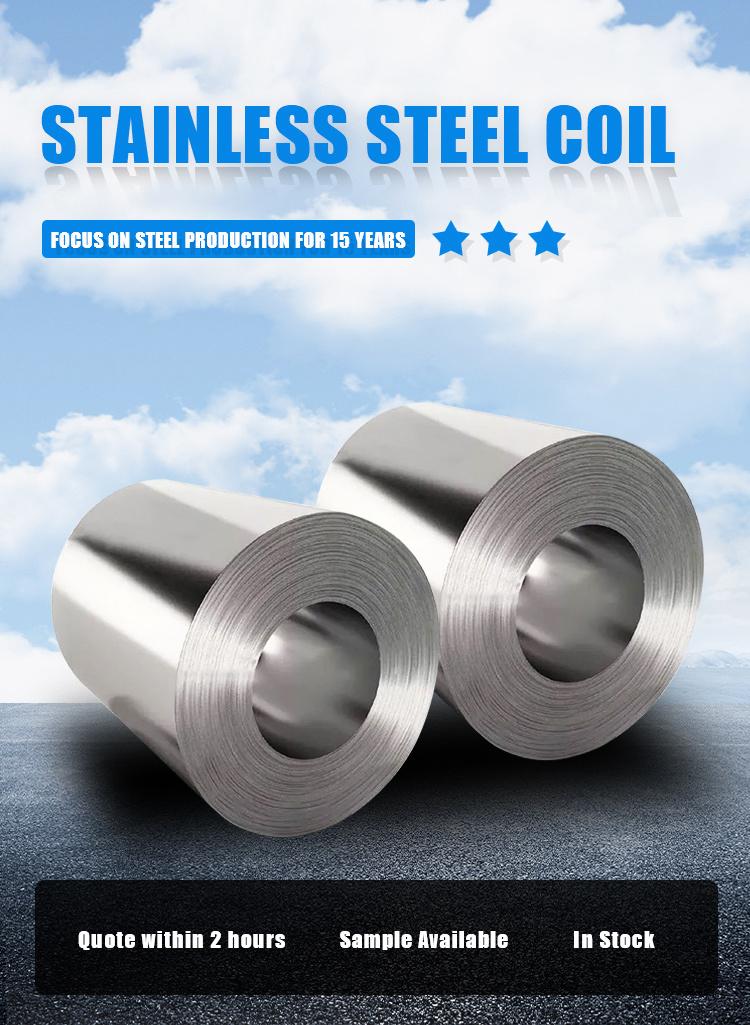 High quality Stainless Steel 201 304 316 409 Plate/sheet/coil/strip/201 ss 304 din 1.4305 stainless steel coil manufacturers