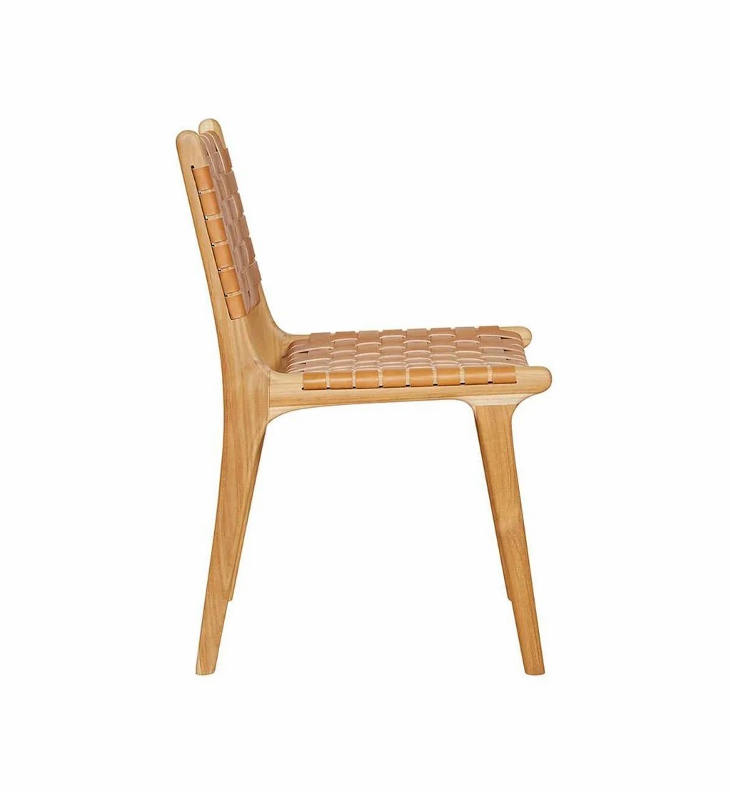 Woven Dining Chair Elegant Design from Teak Wood Dining Chairs Scandinavian Style Restaurant and Cafe