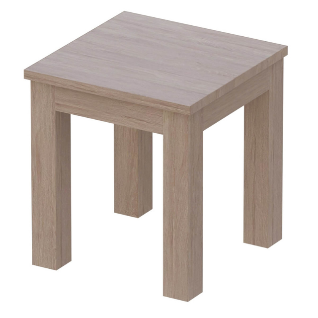 Outdoor durable furniture Santorini Modern Rustic Solid Teak Wood Outdoor Square End Table garden teak wooden furniture