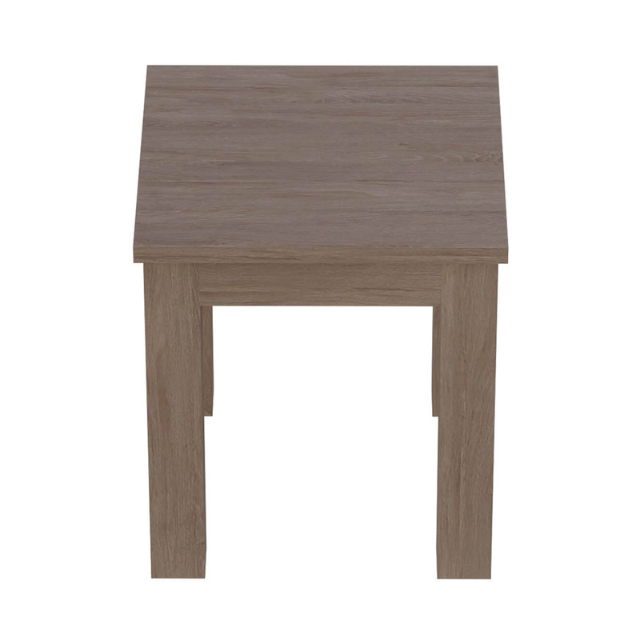 Outdoor durable furniture Santorini Modern Rustic Solid Teak Wood Outdoor Square End Table garden teak wooden furniture