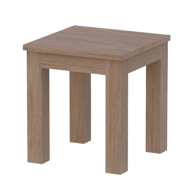 Outdoor durable furniture Santorini Modern Rustic Solid Teak Wood Outdoor Square End Table garden teak wooden furniture