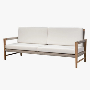 Modern Teak Sofa for Garden Furniture for Garden Furniture With Water Proof Cushion Whole Sale Wicker Sofa