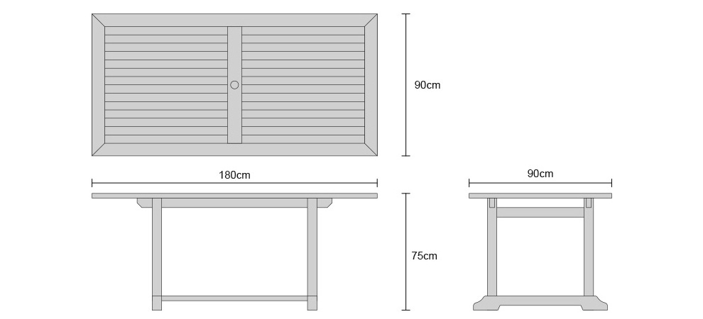 Cheap Teak Garden Dining Table and Chair set Furniture