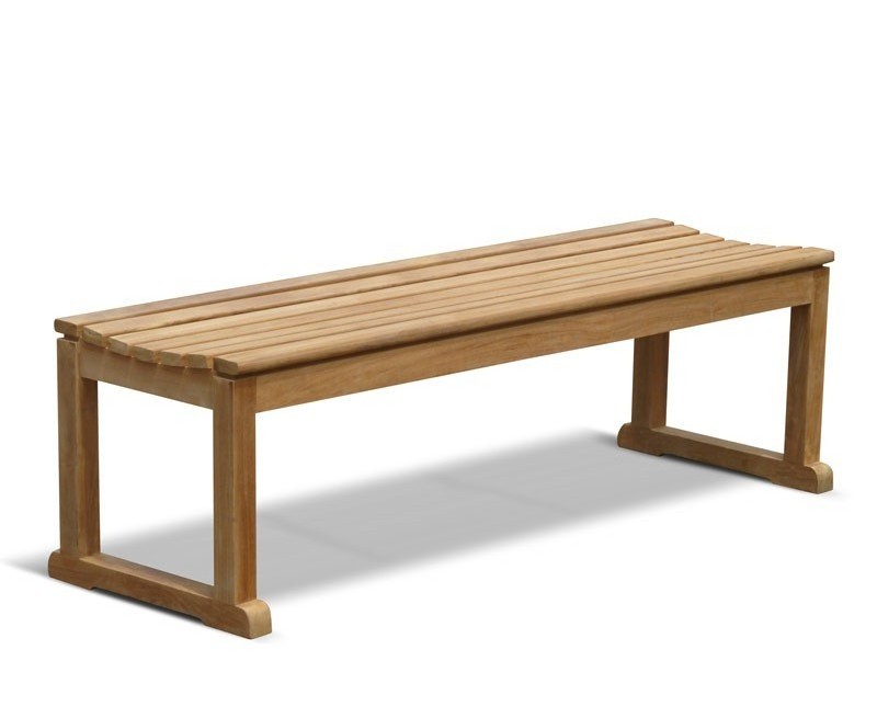 Backless 5ft Garden Bench Changing Room Bench