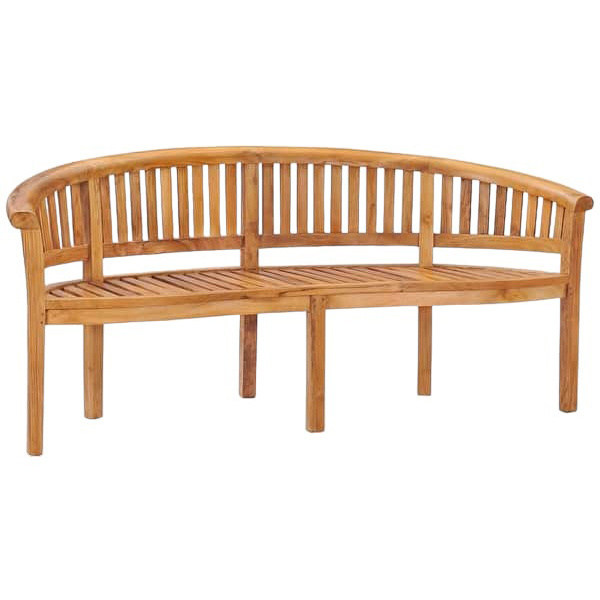 Solid Teak Wood Triple Outdoor Patio And Garden Bench Unusual Shapes Simple Yet Elegant Designs