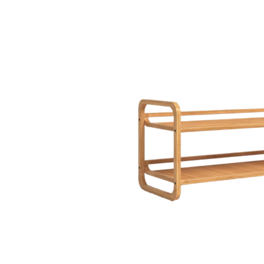 Solid Teak Wood Shoes Rack Natural Finish For Indoor And Outdoor Sindoro