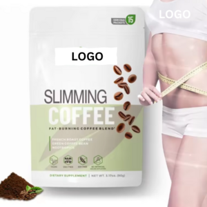 OEM ODM Private Appetite Suppressant Slim Coffee Diet Weight Loss Coffee Powder Fat Burning Slimming Coffee