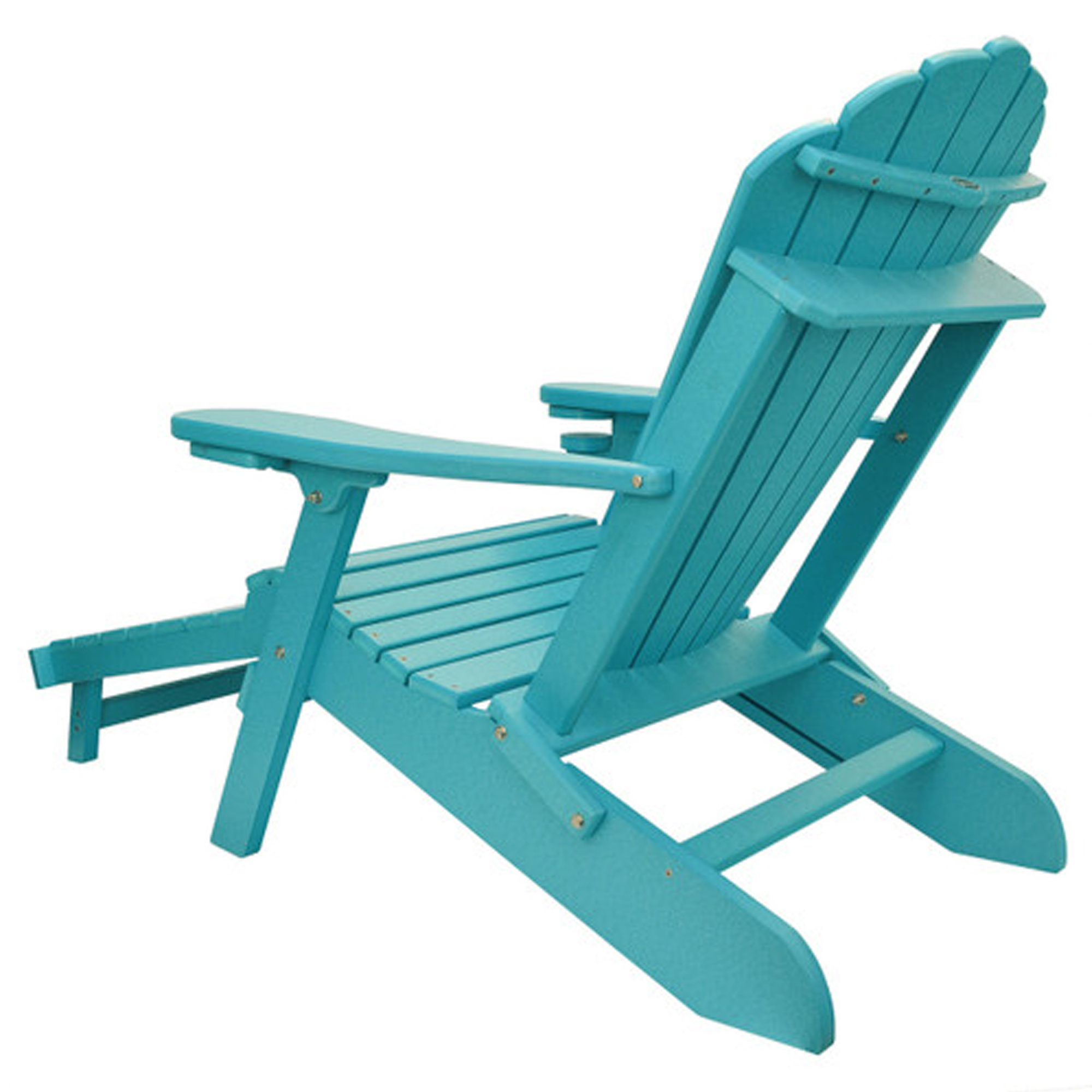 Adirondack Long Chairs Solid Teak Wood Patio Garden Furniture-Avril